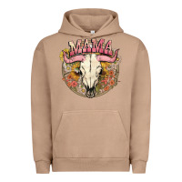 Pigment Burro bullskull mama Urban Hoodie - NancyCooperArtShop