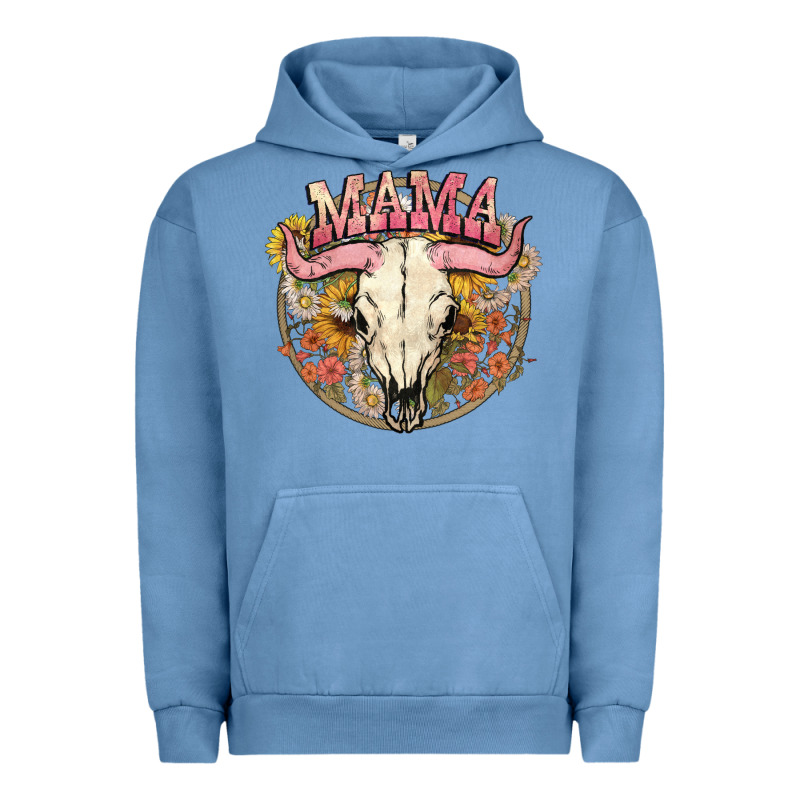 Bullskull Mama Urban Hoodie by NancyCooperArtShop | Teevron