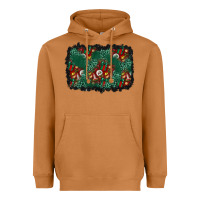 Meerkat christmas gift box and leopard background Heavyweight Hoodie - BundleAndBundleShop