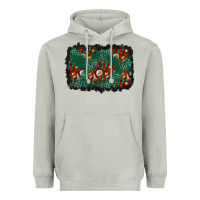 Moon Dust christmas gift box and leopard background Heavyweight Hoodie - BundleAndBundleShop