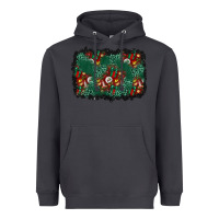 Smoke christmas gift box and leopard background Heavyweight Hoodie - BundleAndBundleShop