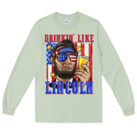 Matcha drinking like lincoln Long Sleeve Tee - texasbilliewilder