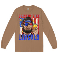 Toasted Coconut drinking like lincoln Long Sleeve Tee - texasbilliewilder