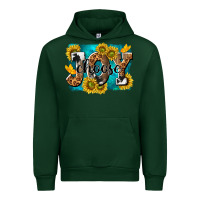 Forest Green choose joy Urban Hoodie - NancyCooperArtShop