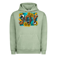 Pigment Oil Green choose joy Urban Hoodie - NancyCooperArtShop