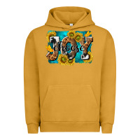 Pigment Peanut Butter choose joy Urban Hoodie - NancyCooperArtShop