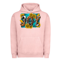 Pigment Salmon choose joy Urban Hoodie - NancyCooperArtShop