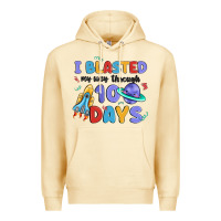 Pina Colada i blasted my way through 100 days Premium Hoodie - MaliasSmallBusiness