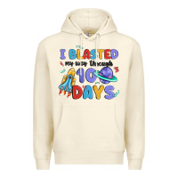 Sandshell i blasted my way through 100 days Premium Hoodie - MaliasSmallBusiness