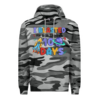 Slate Camo i blasted my way through 100 days Premium Hoodie - MaliasSmallBusiness