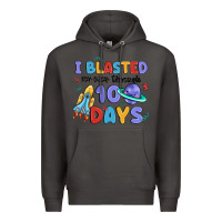 Smoke i blasted my way through 100 days Premium Hoodie - MaliasSmallBusiness