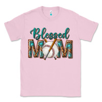 Bubblegum Pink western blessed mom with baseball Classic Tee - texasbilliewilder