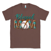 Chestnut western blessed mom with baseball Classic Tee - texasbilliewilder