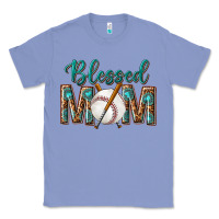 Colony Blue western blessed mom with baseball Classic Tee - texasbilliewilder