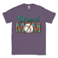 Lavender western blessed mom with baseball Classic Tee - texasbilliewilder