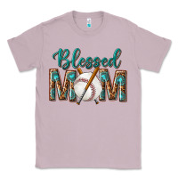 Lilac western blessed mom with baseball Classic Tee - texasbilliewilder
