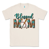 Natural western blessed mom with baseball Classic Tee - texasbilliewilder