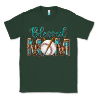 Sports Green western blessed mom with baseball Classic Tee - texasbilliewilder