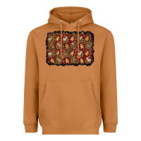 Meerkat christmas gingerbread man and house background Heavyweight Hoodie - BundleAndBundleShop