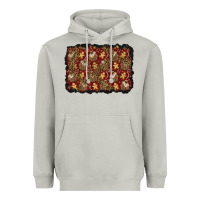 Moon Dust christmas gingerbread man and house background Heavyweight Hoodie - BundleAndBundleShop