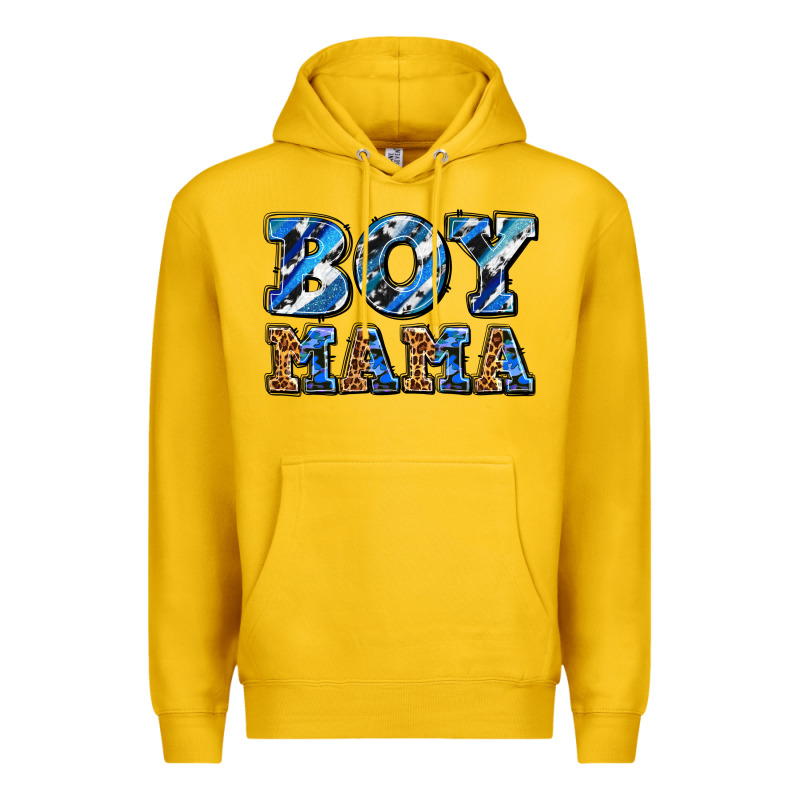 Boy Mama Premium Hoodie by AdoDesignShop | Teevron