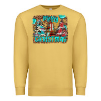 Antique Gold merry christmas Premium Sweatshirt - JahusDesignShop