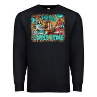 Black merry christmas Premium Sweatshirt - JahusDesignShop