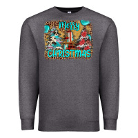 Charcoal Heather merry christmas Premium Sweatshirt - JahusDesignShop