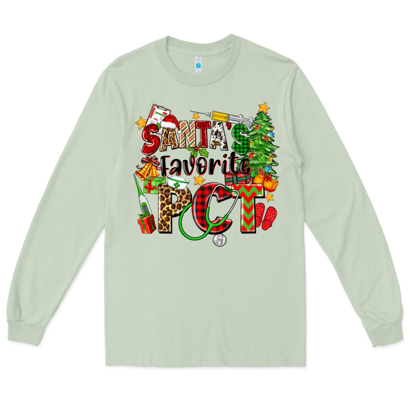 Santa's Favorite Pct Long Sleeve Tee by Zillion Design Studio | Teevron