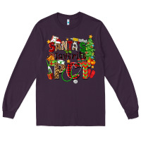 Plum santa's favorite pct Long Sleeve Tee - Zillion Design Studio