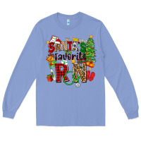 Colony Blue santa's favorite rn Long Sleeve Tee - Zillion Design Studio