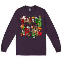 Plum santa's favorite rn Long Sleeve Tee - Zillion Design Studio