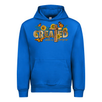 Cobalt created with a purpose with sunflower and butterfl Urban Hoodie - NancyCooperArtShop