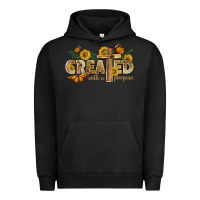 Pigment Black created with a purpose with sunflower and butterfl Urban Hoodie - NancyCooperArtShop