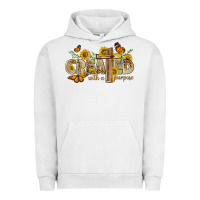 Pigment Lunar Rock created with a purpose with sunflower and butterfl Urban Hoodie - NancyCooperArtShop
