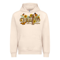 Sandshell created with a purpose with sunflower and butterfl Urban Hoodie - NancyCooperArtShop