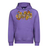 Tulip created with a purpose with sunflower and butterfl Urban Hoodie - NancyCooperArtShop