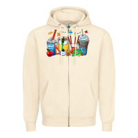 Sandshell math teacher coffee cups Zipper Hoodie - Zillion Design Studio