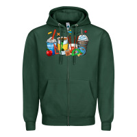 Sports Green math teacher coffee cups Zipper Hoodie - Zillion Design Studio
