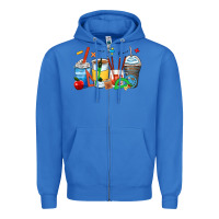 True Royal math teacher coffee cups Zipper Hoodie - Zillion Design Studio