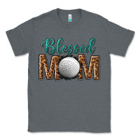 Charcoal Heather western blessed mom with hockey Classic Tee - texasbilliewilder