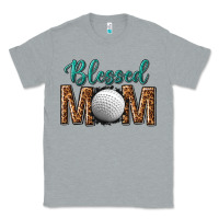 Heather Grey western blessed mom with hockey Classic Tee - texasbilliewilder