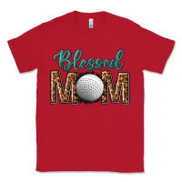 Red western blessed mom with hockey Classic Tee - texasbilliewilder