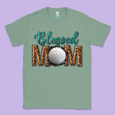 Western Blessed Mom With Hockey Classic Tee Designed By Texasbilliewilder
