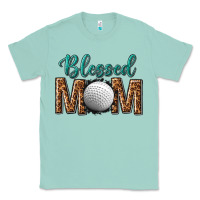 Seafoam western blessed mom with hockey Classic Tee - texasbilliewilder