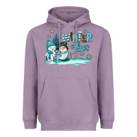 Lavender winter vibes Heavyweight Hoodie - AdoDesignShop