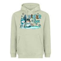 Matcha winter vibes Heavyweight Hoodie - AdoDesignShop
