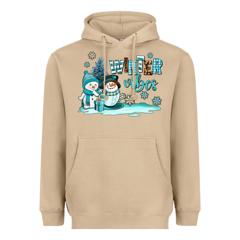 Winter Vibes Heavyweight Hoodie by AdoDesignShop | Teevron