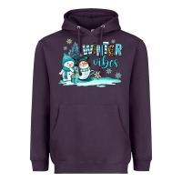 Plum winter vibes Heavyweight Hoodie - AdoDesignShop