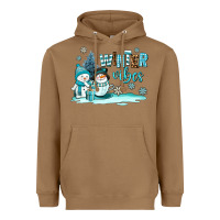 Toasted Coconut winter vibes Heavyweight Hoodie - AdoDesignShop